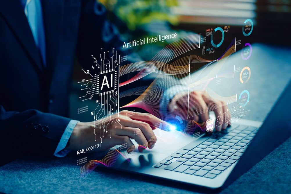 Immagine rappresentativa dell'intelligenza artificiale negli uffici